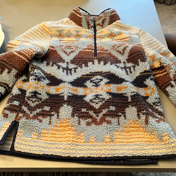 LL Bean Southwest Fleece - Picture 1 of 2